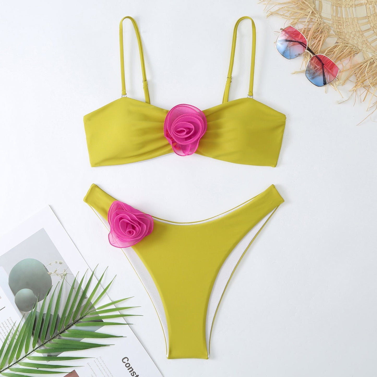 Women's Floral Appliqué Bikini Set MODEGEIST