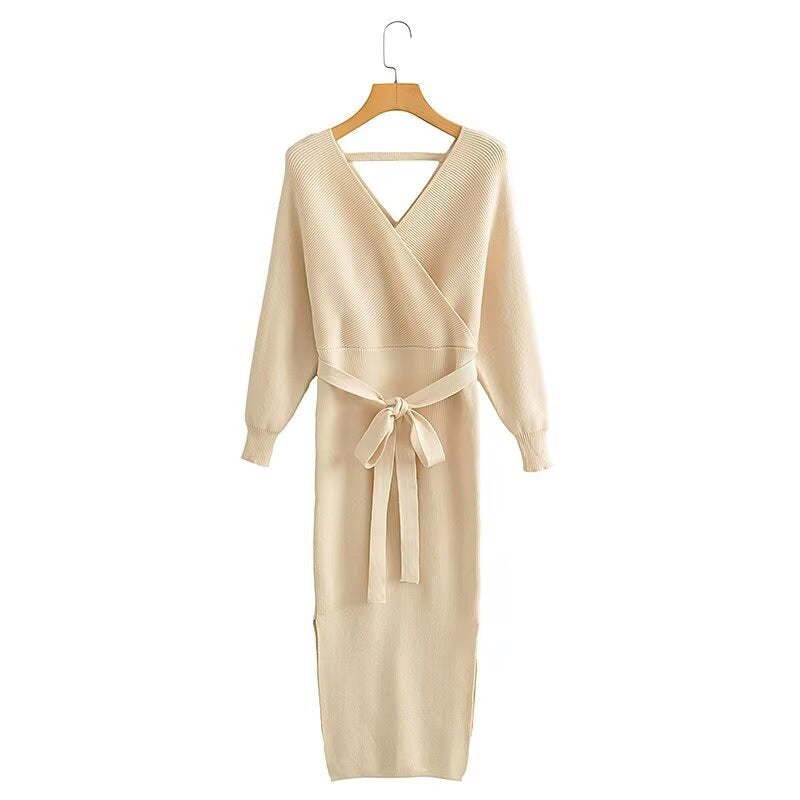 Women's Wrap Knit Dress MODEGEIST