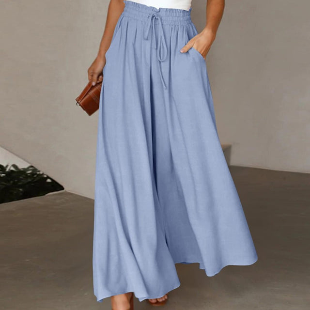 Weite Leinenhose Safiya für Frühling & Sommer