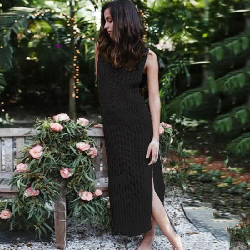Bohemian Crochet Midi Dress by MODEGEIST for Women