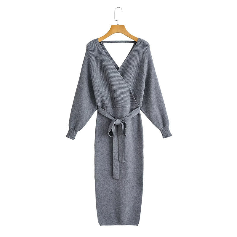 Women's Wrap Knit Dress MODEGEIST