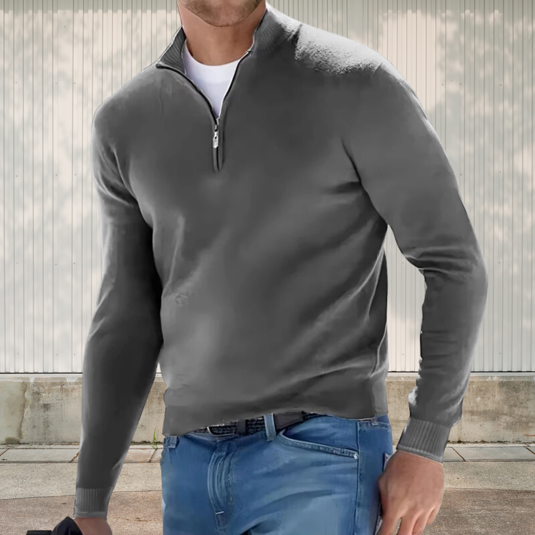 Weicher, warmer und vielseitiger Fudus Halbzip-Pullover
