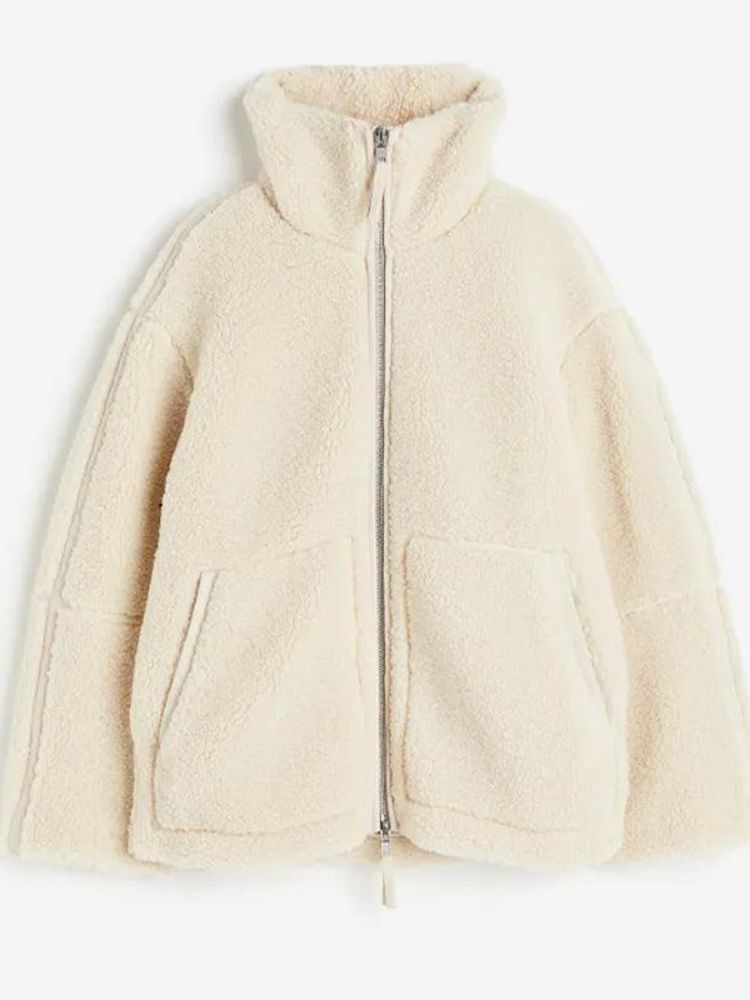 Winterjacke für Damen aus Fleece-Plüsch – Rianne