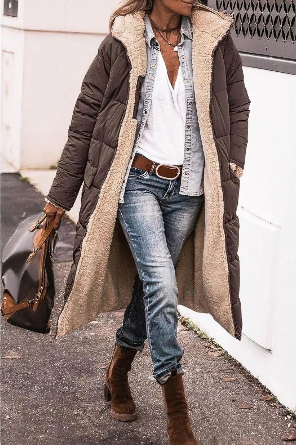 Wendejacke aus Fleece – Modell Riny