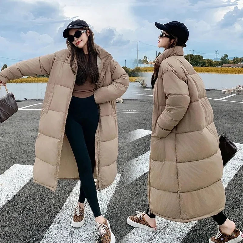 Wölfinnen-Jacke: Neue, wattierte Baumwolljacke im koreanischen Stil, große Größen