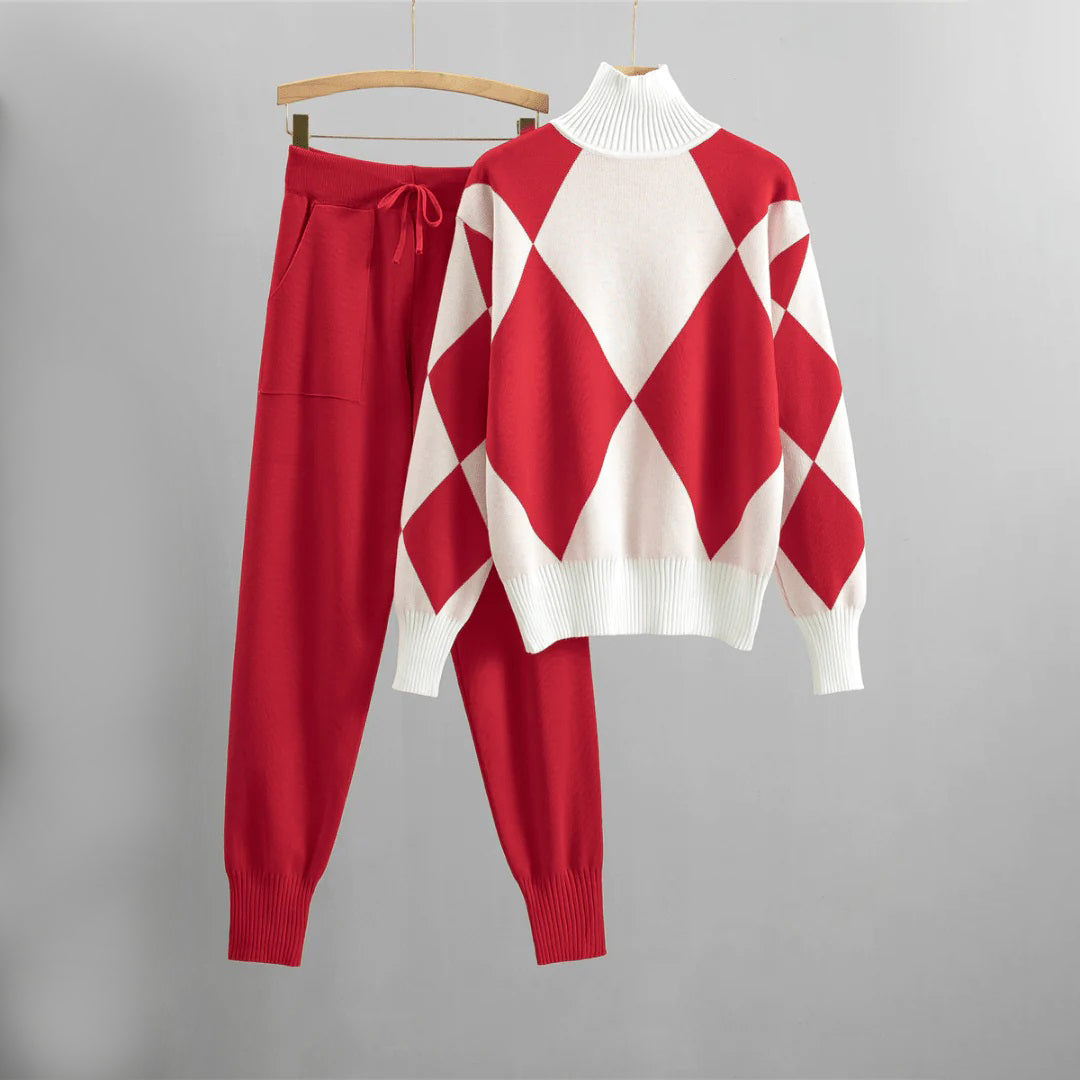 MARYANA - Stilvolles, bequemes Pullover- und Hosenset