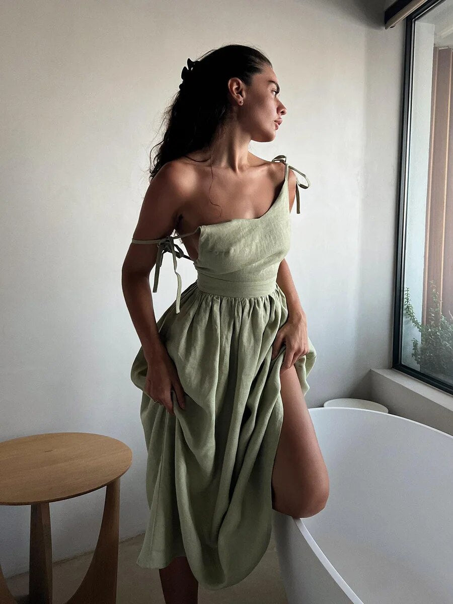 Leinen Sommerkleid von Renée