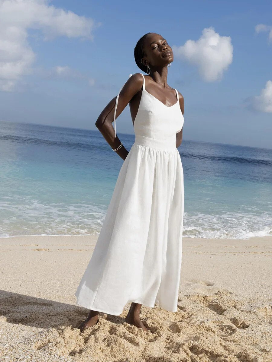 Leinen Sommerkleid von Renée