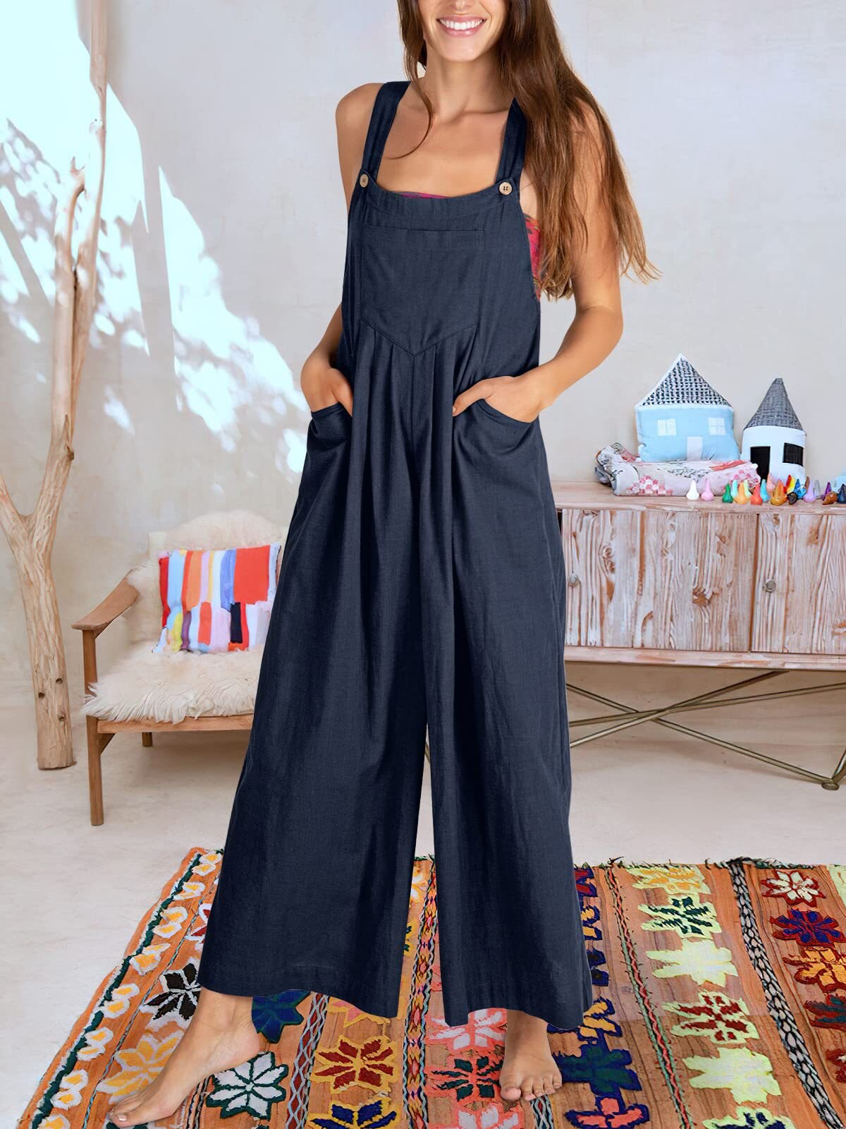 Damenoberteil BEATRIZ - ärmelloser Jumpsuit