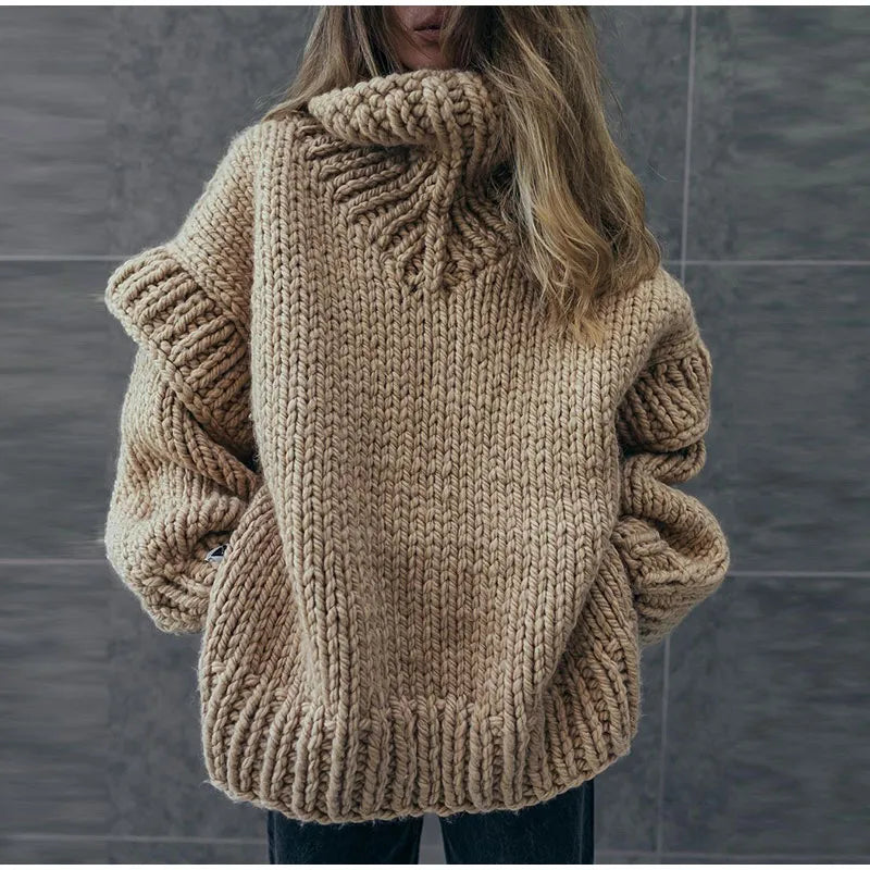 ModeGeist | Chunky Strickpullover Oversized und Trendy Perfekt für Den Herbst
