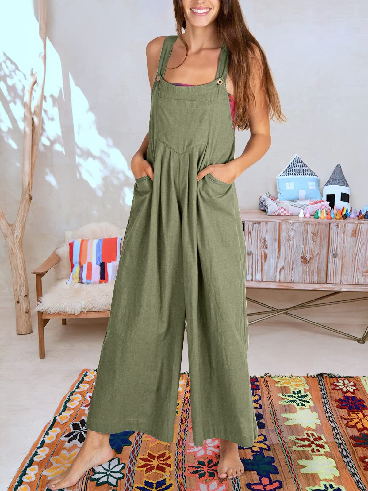 Damenoberteil BEATRIZ - ärmelloser Jumpsuit