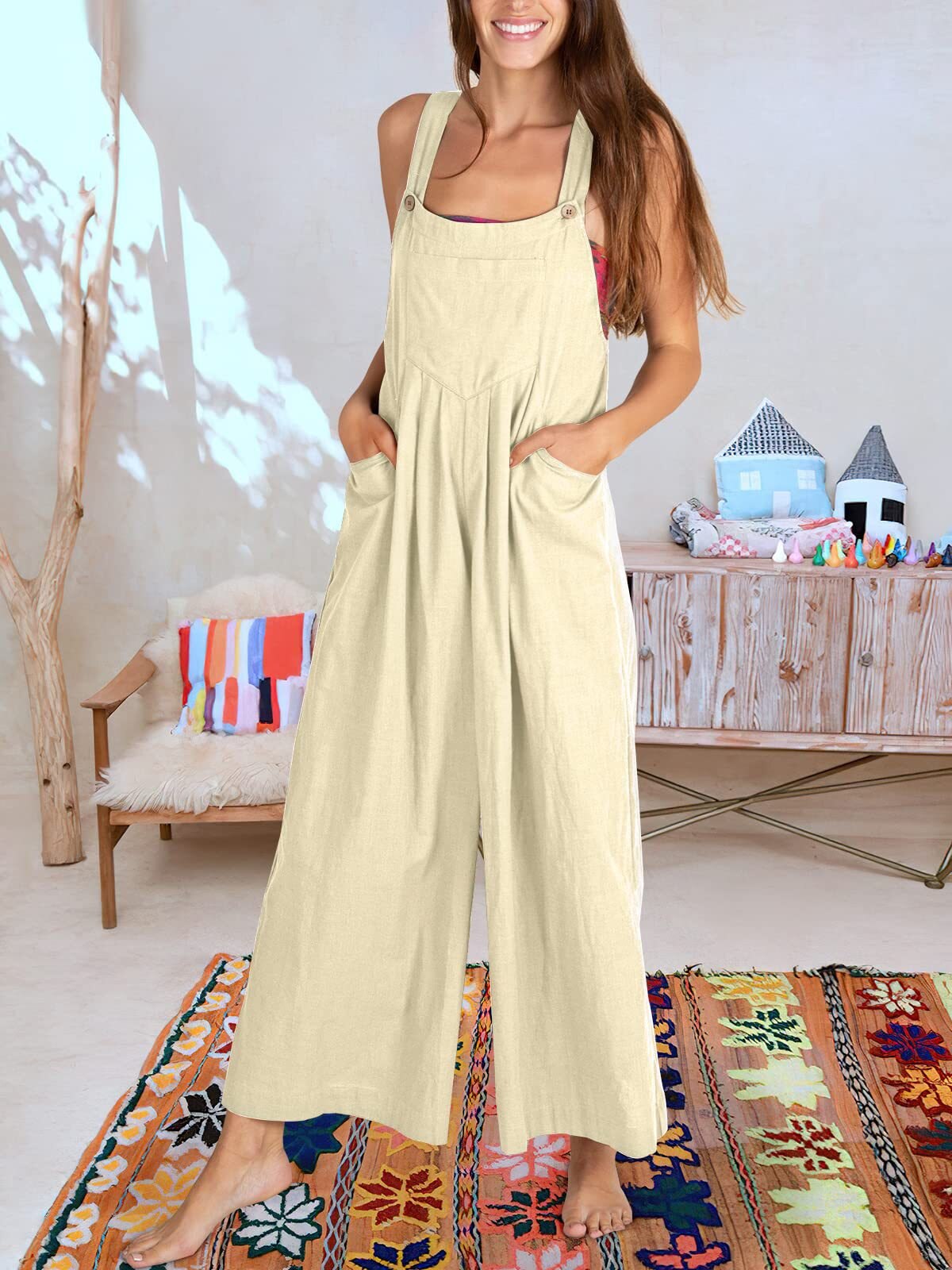 Damenoberteil BEATRIZ - ärmelloser Jumpsuit