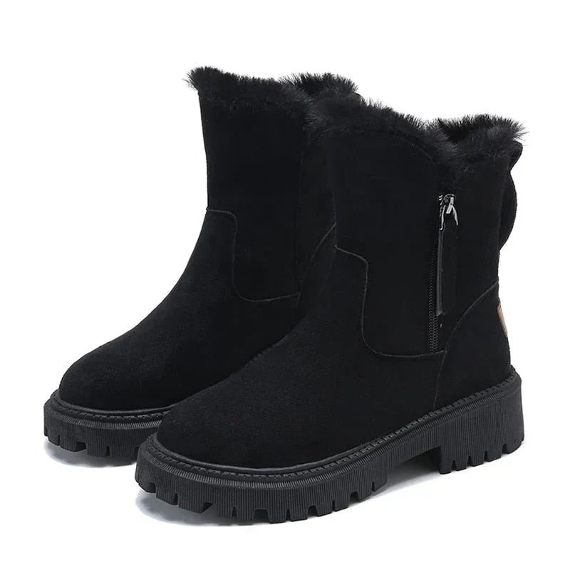 Damenschuhe: Knöchelhohe Schneestiefel Tanja