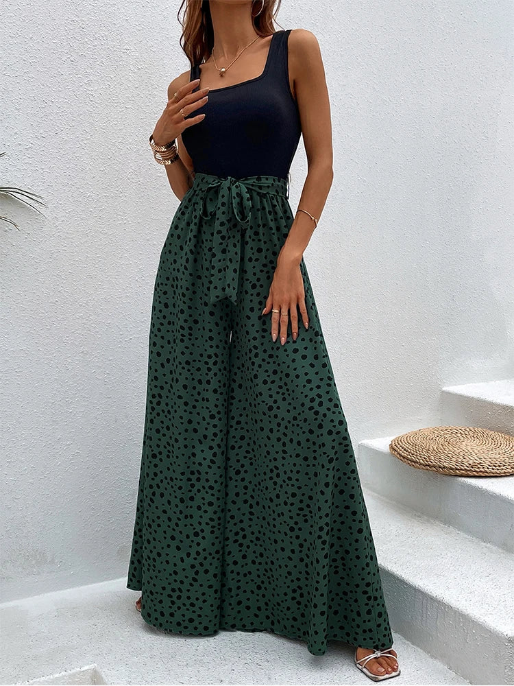 Weite Marlenehose mit Polka Dots von Kelly
