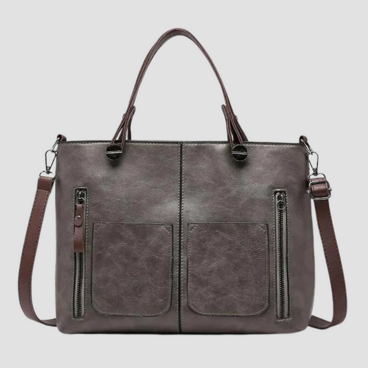 Vintage Leder Umhängetasche Leila für Damen