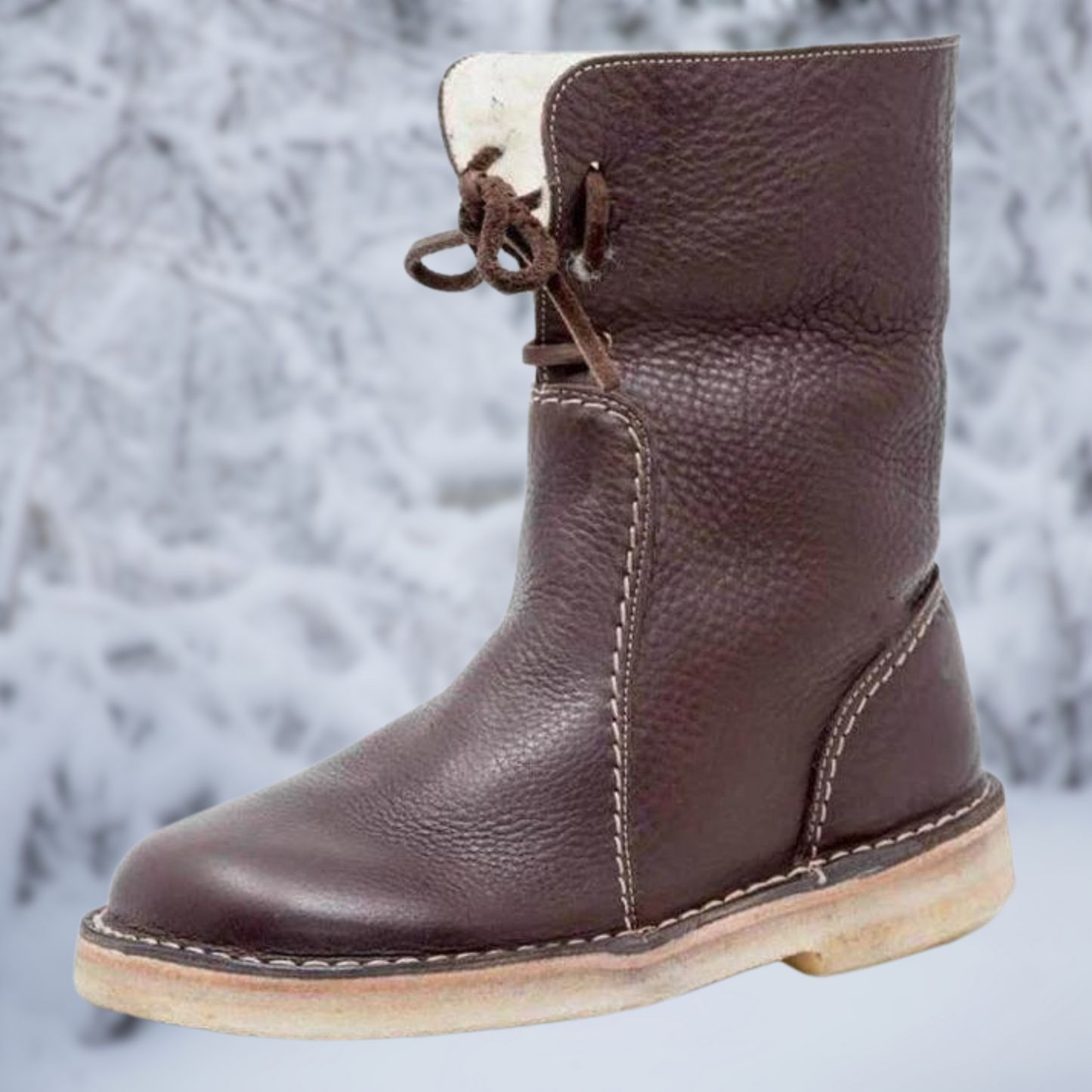 Wasserdichte Fleece-Stiefeletten von Elsa mit Wollfutter