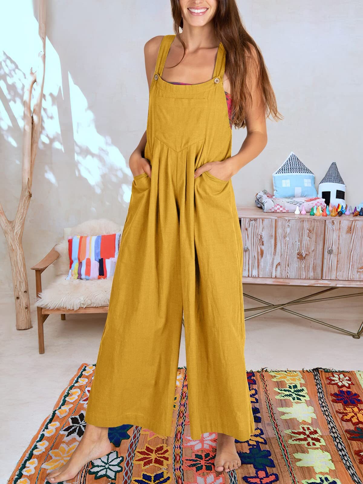 Damenoberteil BEATRIZ - ärmelloser Jumpsuit