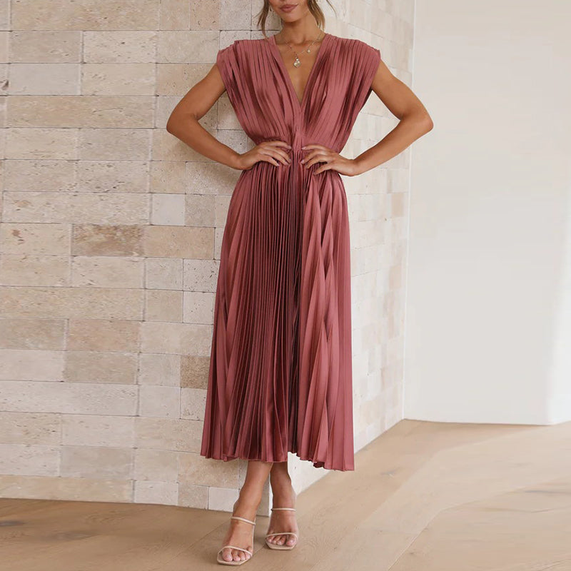 Kleid mit V-Ausschnitt von Tine