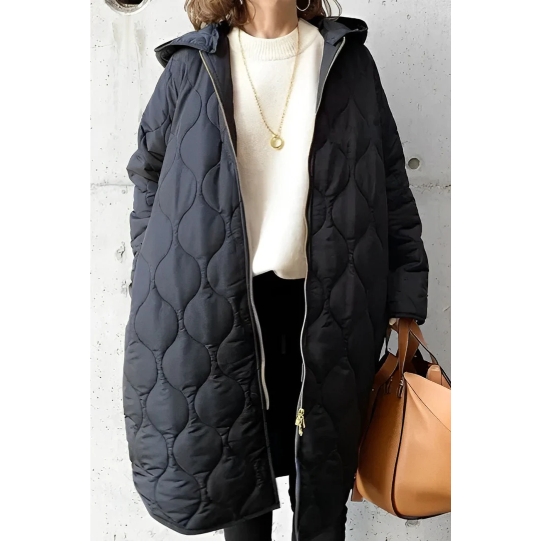 Xydelle Damen Steppjacke mit Reißverschluss