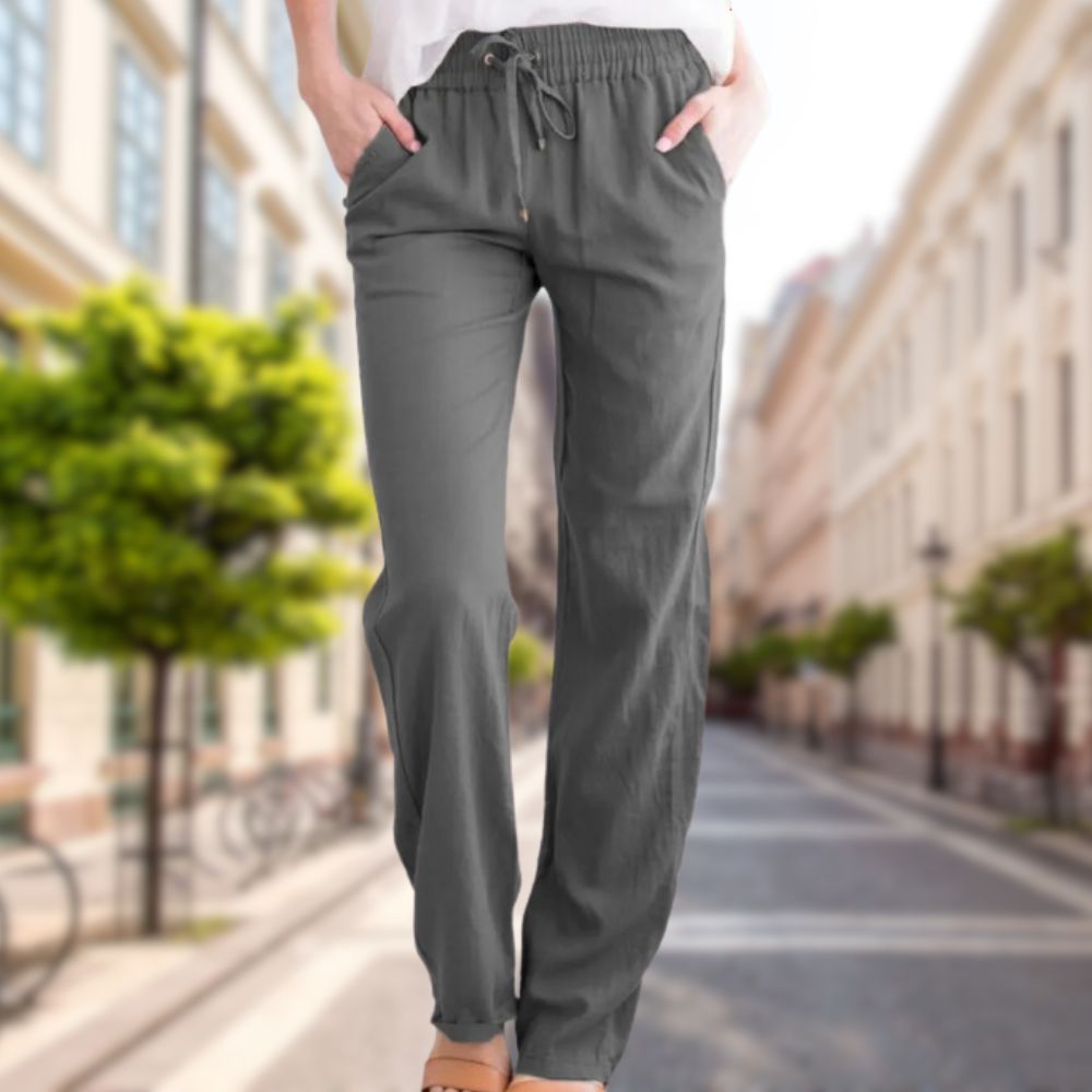 Urbina: Atmungsaktive Leinen-Sommerhose