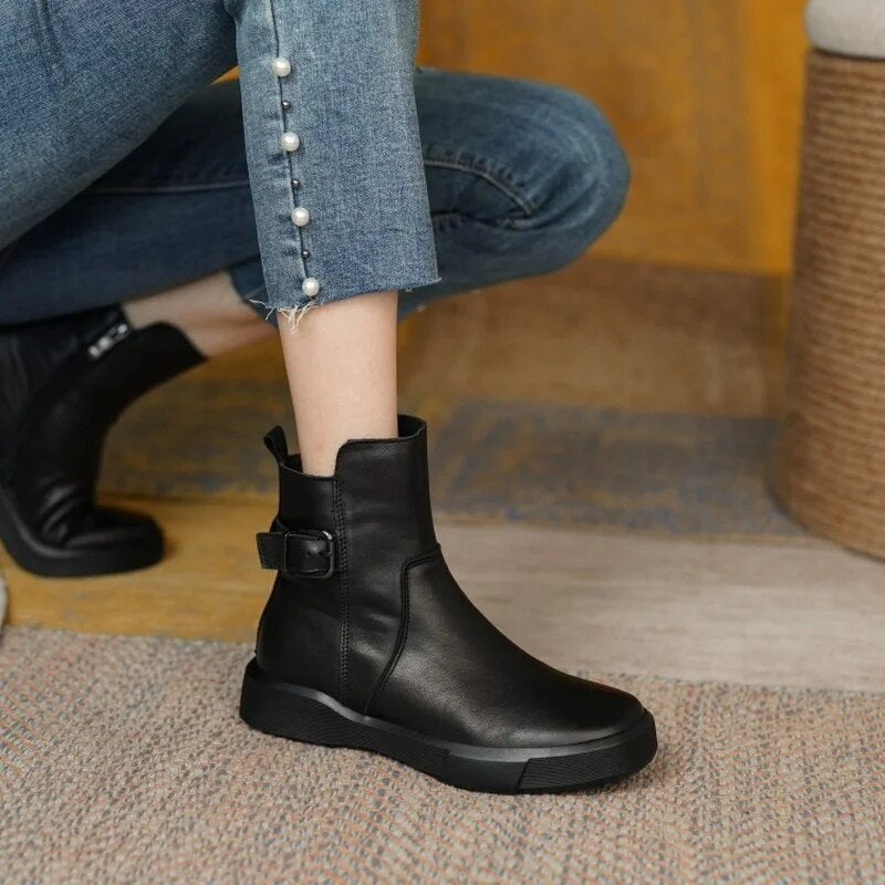 Winterstiefel für Damen von Mary – wasserdicht und knöchelhoch