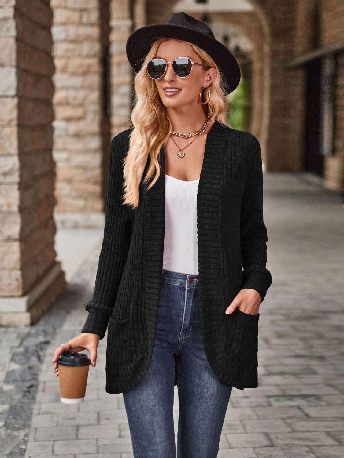 Weiche Winterstrickjacke für Damen