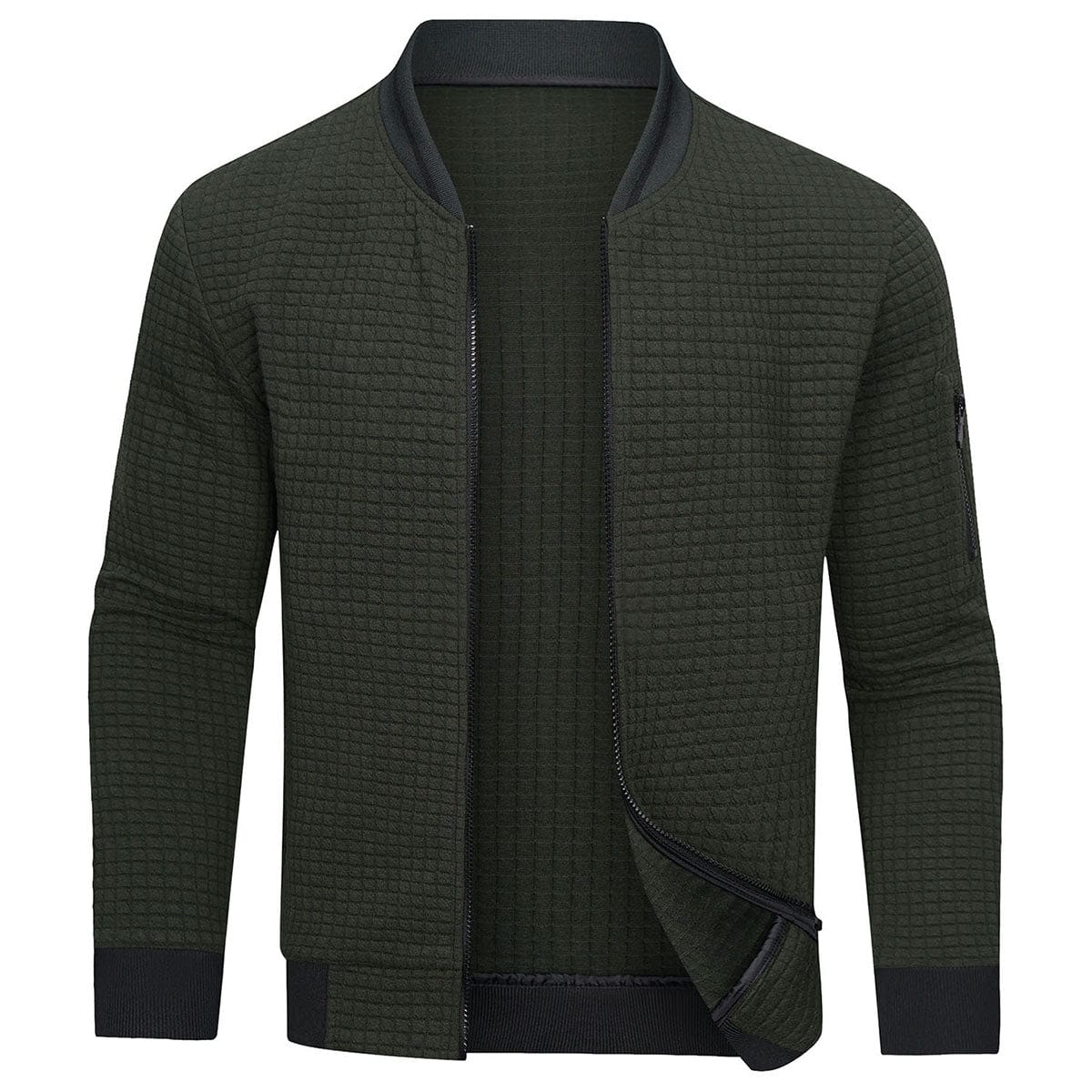 Warmer Herren-Pullover mit Reißverschluss für höchsten Komfort