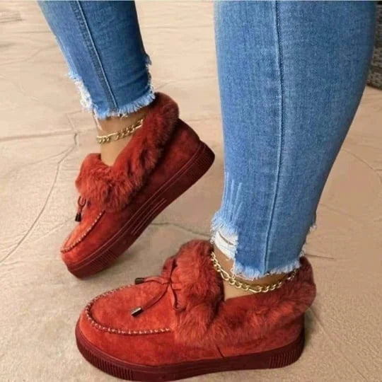 Flauschige Walkyschuhe für Damen