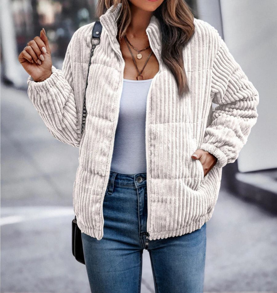 Winter Corduroy Jacket for Women - Gesine