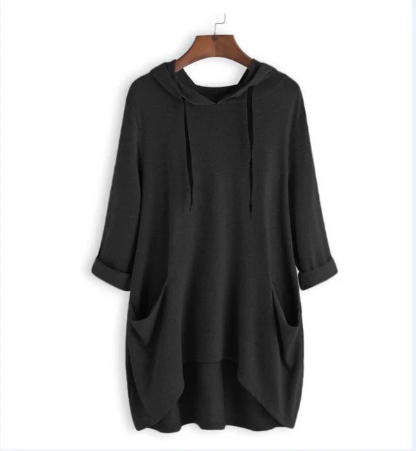 Katinka Damen Sweatshirt mit unregelmäßigen Taschen