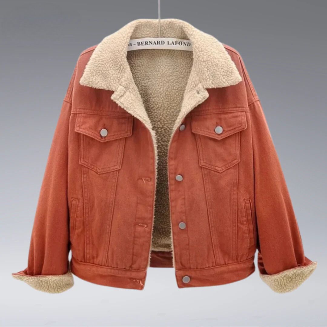Winterjacke aus Denim für Damen – Aleyza