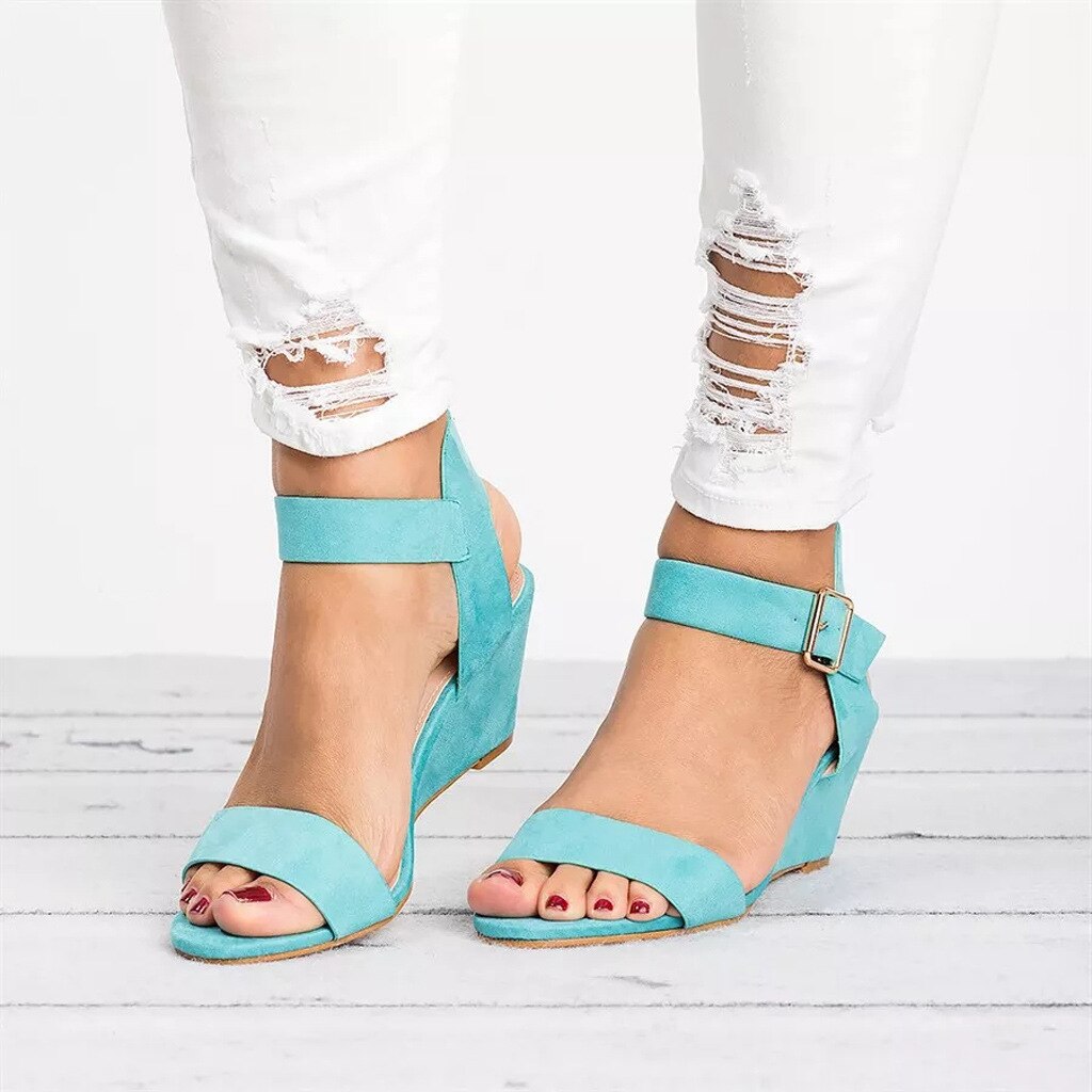 Mira Sommersandalen mit Keilabsatz