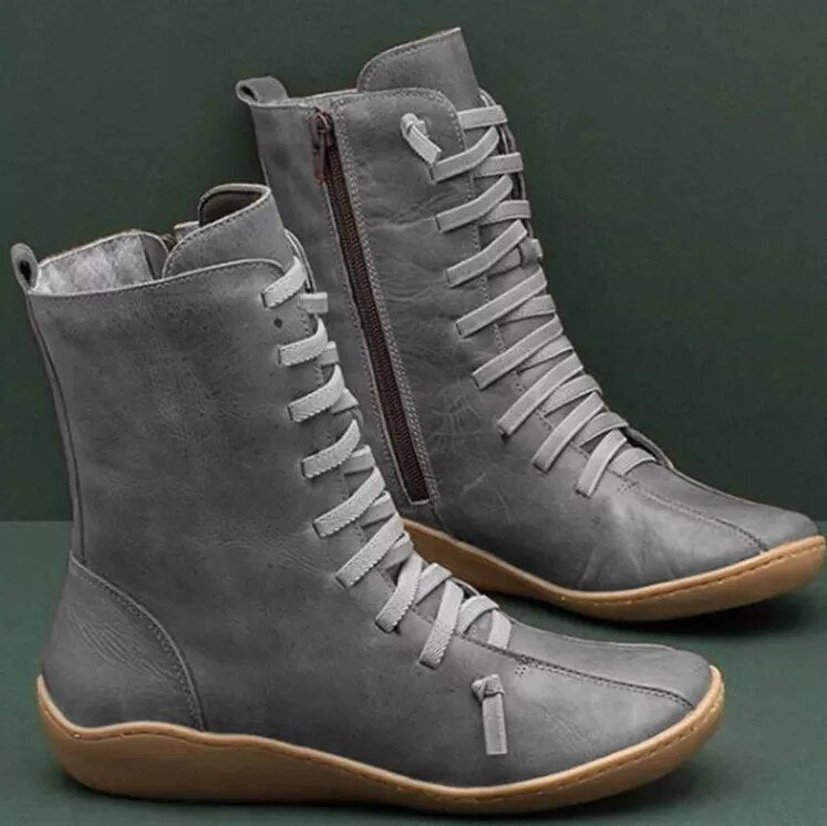 Oksana: Edle Lederstiefel für den Winter