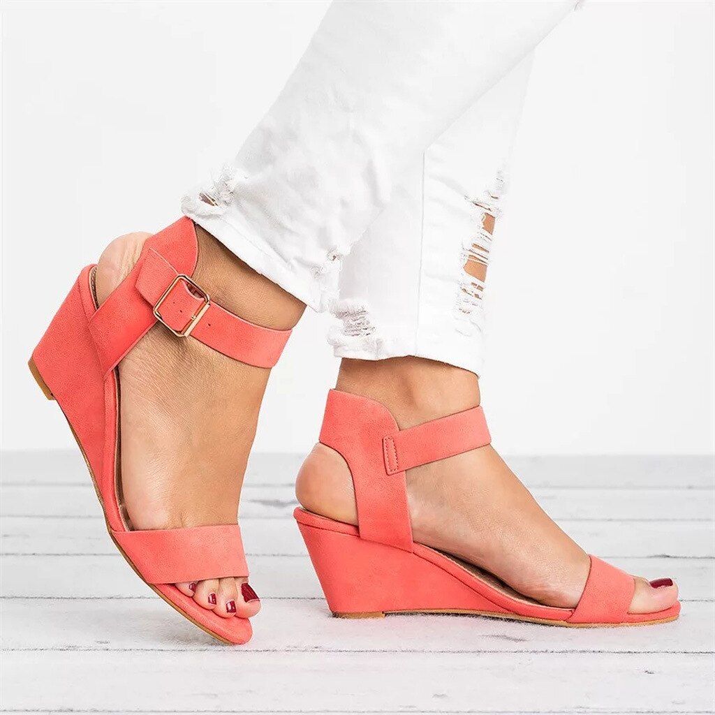 Mira Sommersandalen mit Keilabsatz