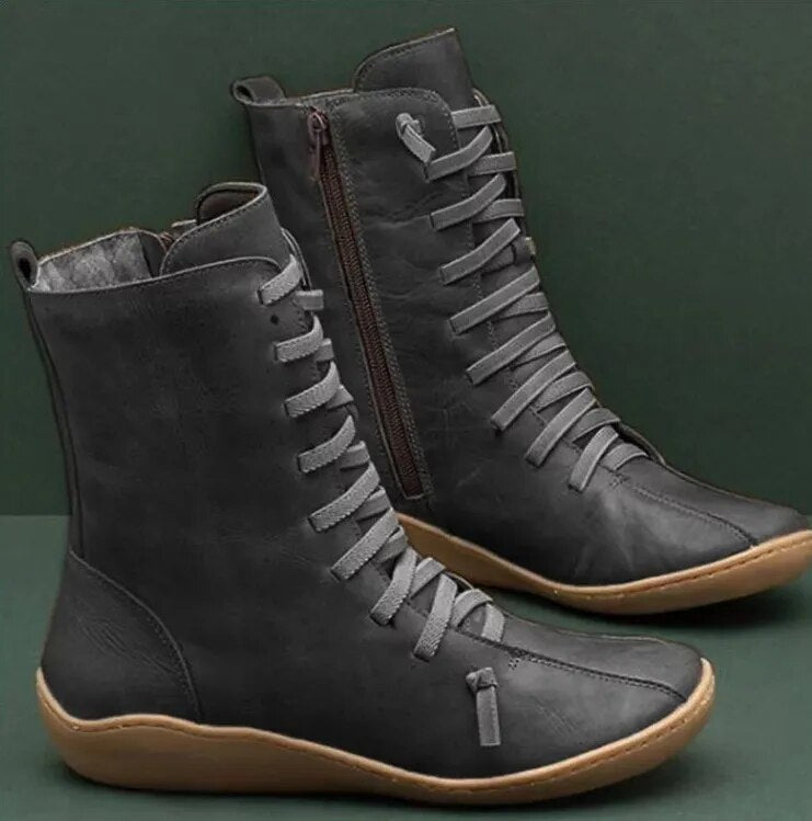 Oksana: Edle Lederstiefel für den Winter