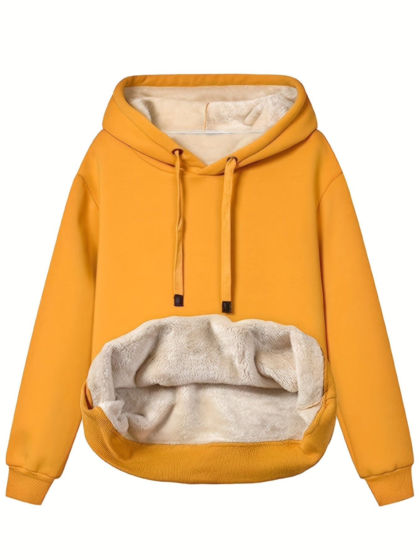 Winterpullover mit Kapuze für Damen