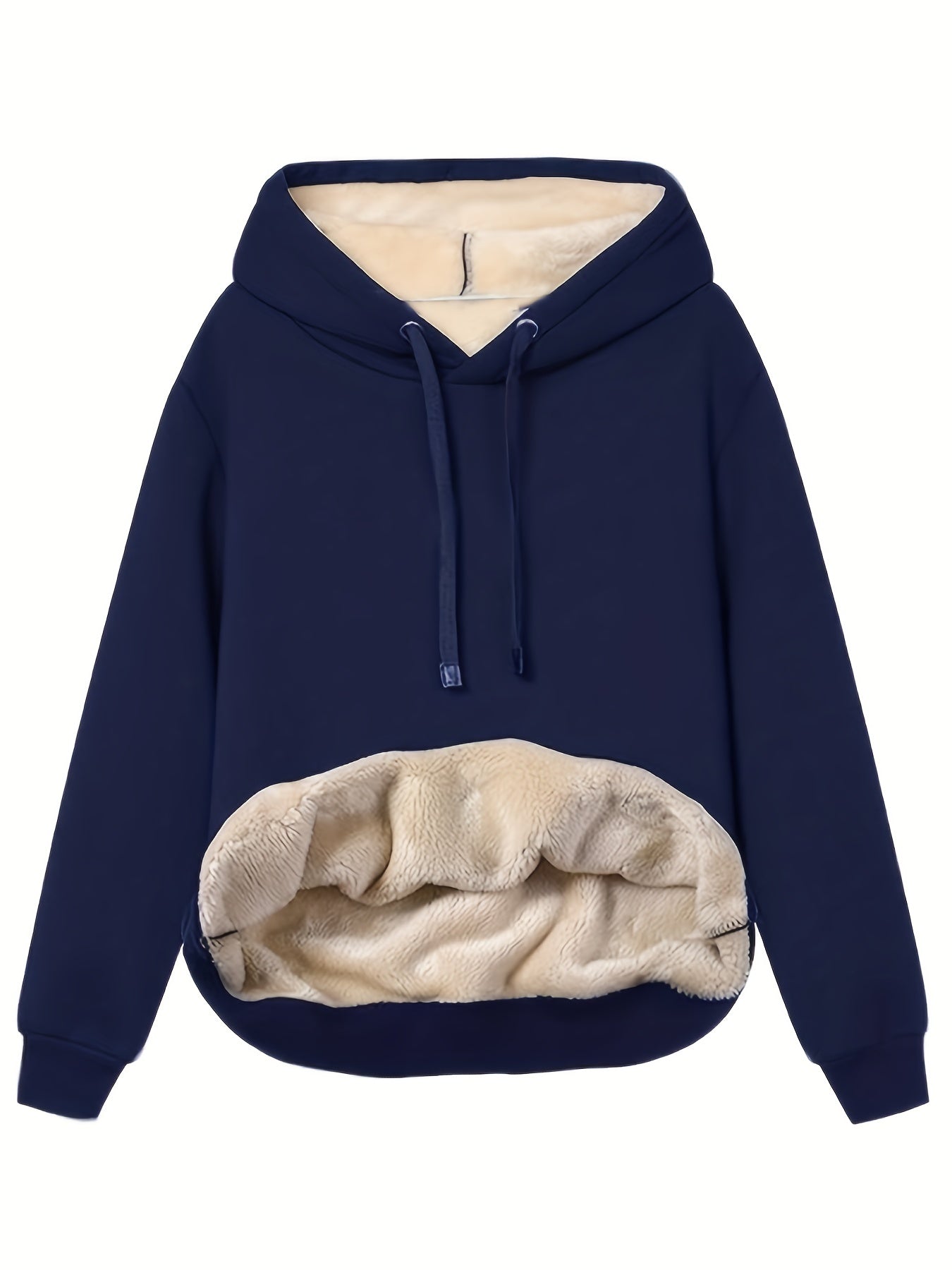 Winterpullover mit Kapuze für Damen