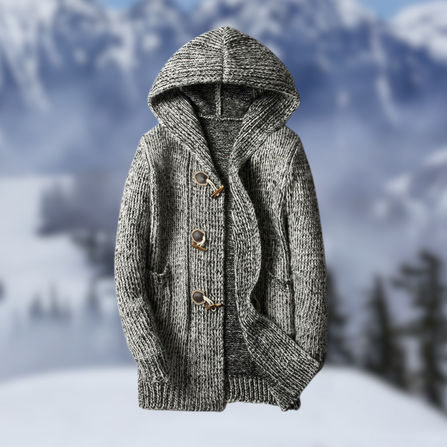 Männer Winterstrickjacke Oscar – kuschelig warm