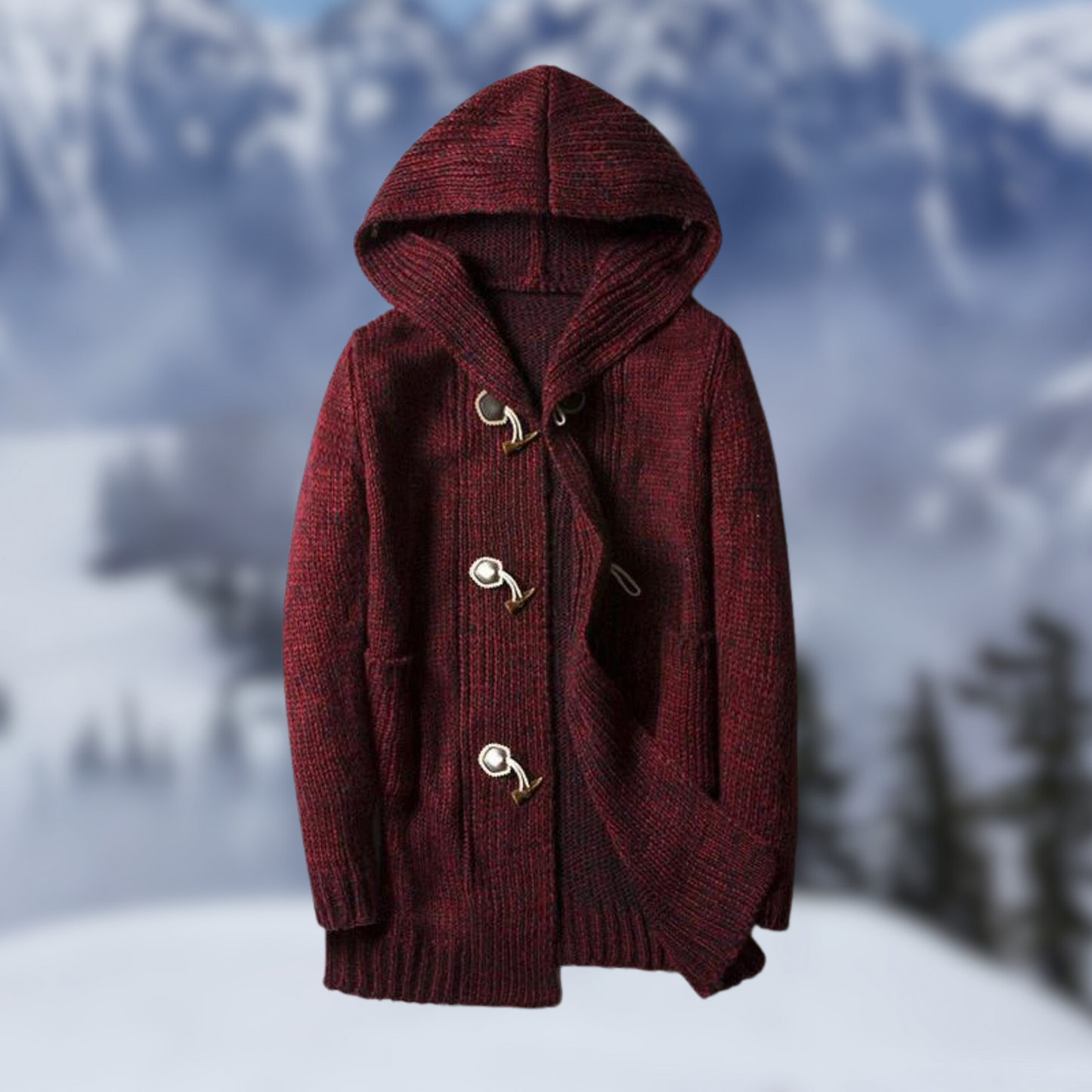 Männer Winterstrickjacke Oscar – kuschelig warm