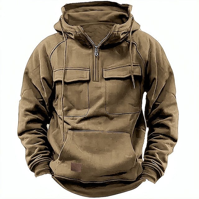 Hoodie mit Brusttaschen von Fudus