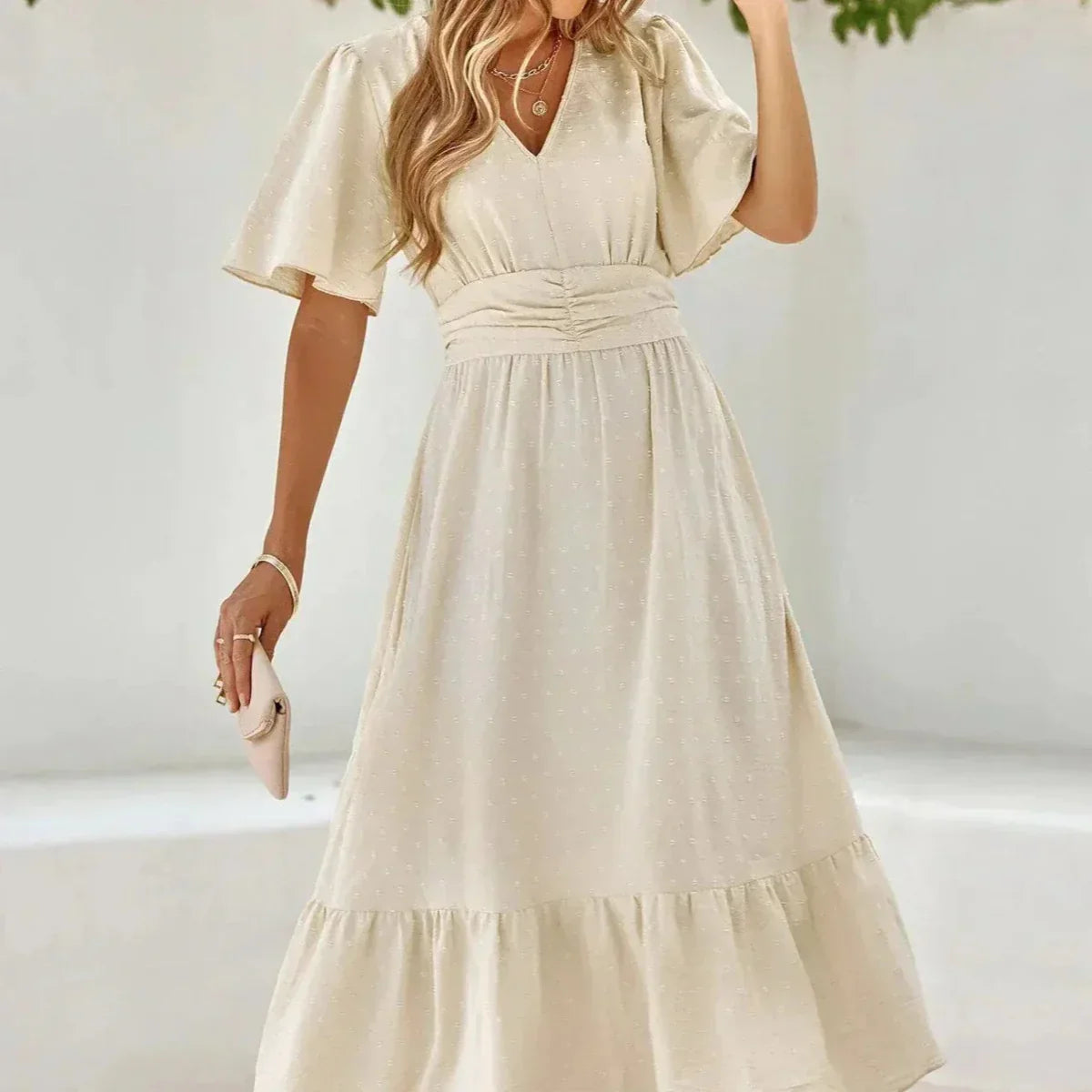 Maxikleid Ilberine im Bohème-Stil
