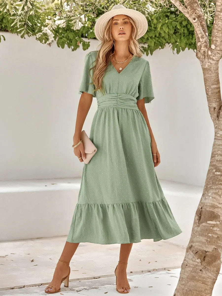 Maxikleid Ilberine im Bohème-Stil