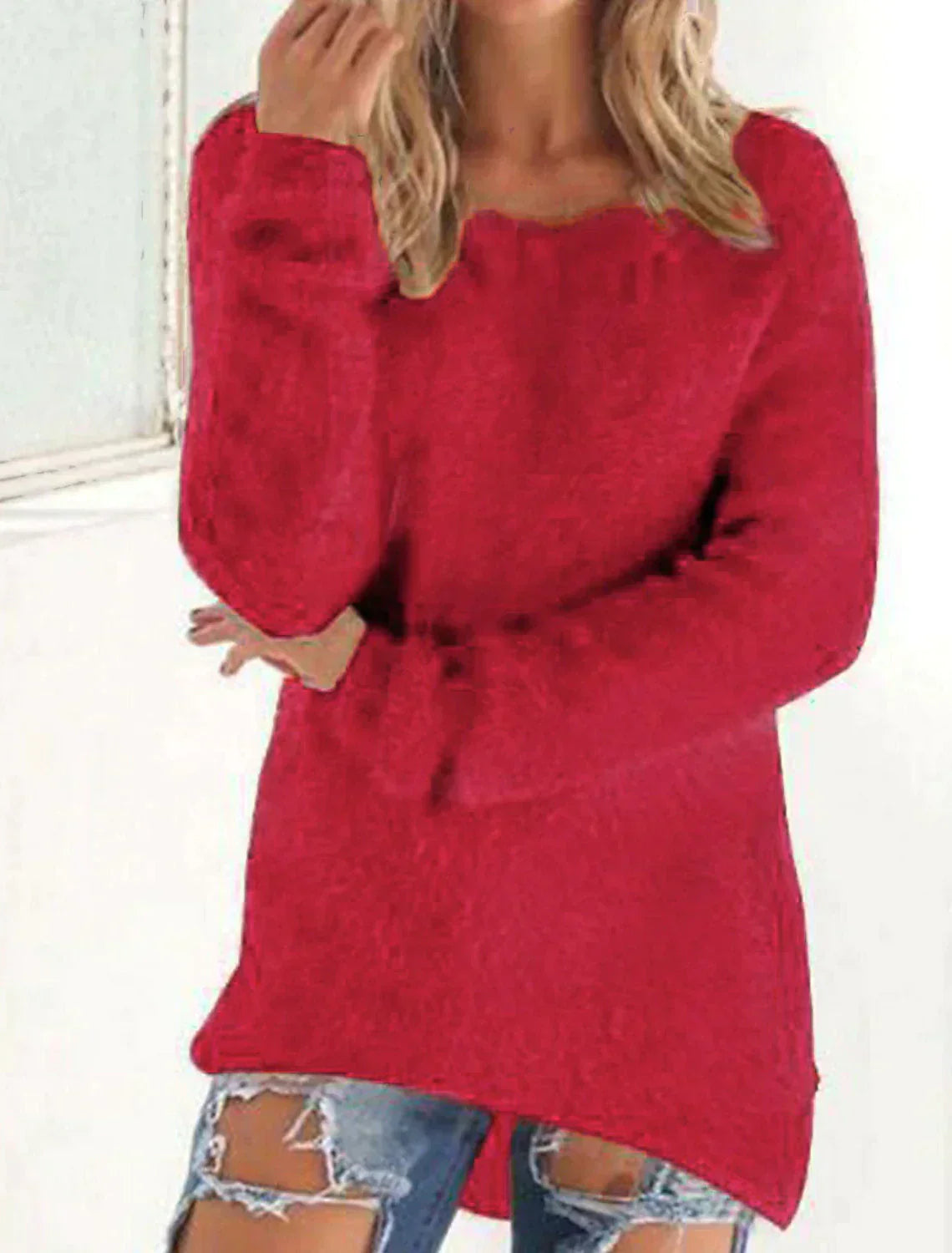 Eleganter Zarina-Strickpullover aus feiner Strickqualität