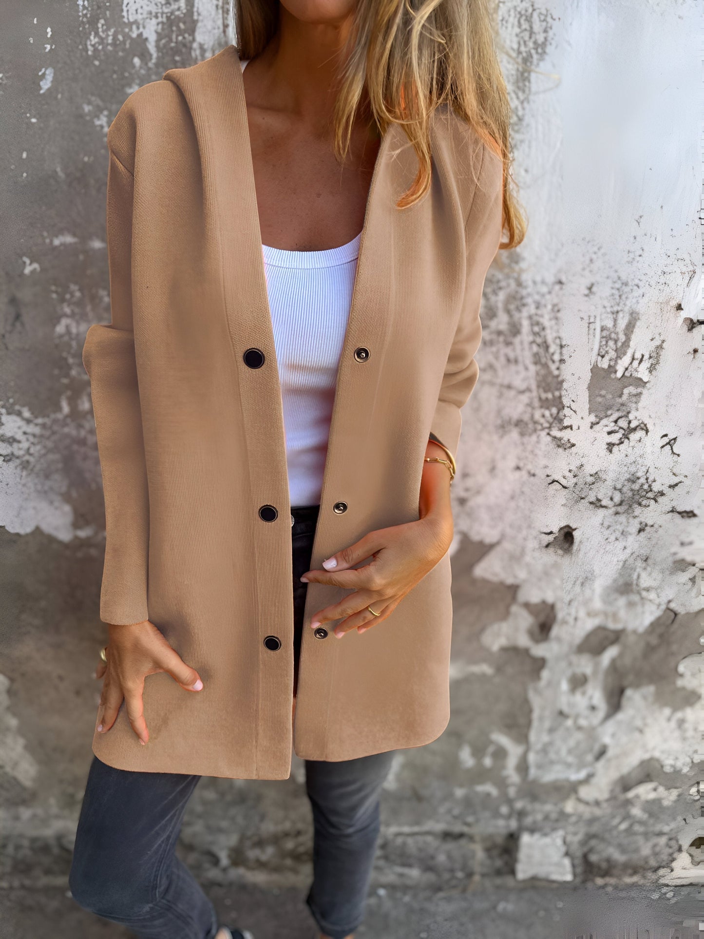 Fudus Freizeitjacke mit Kapuze