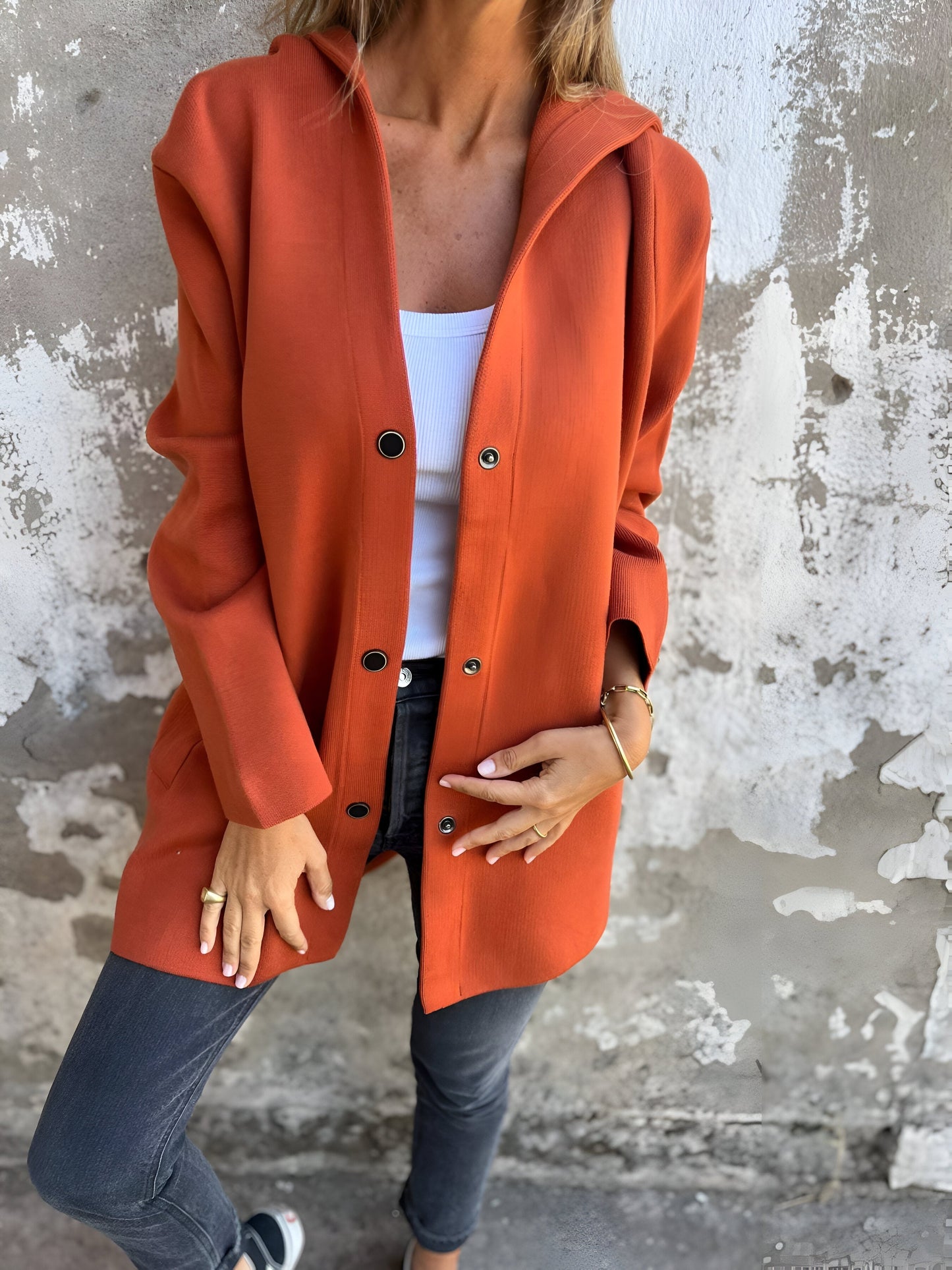 Fudus Freizeitjacke mit Kapuze