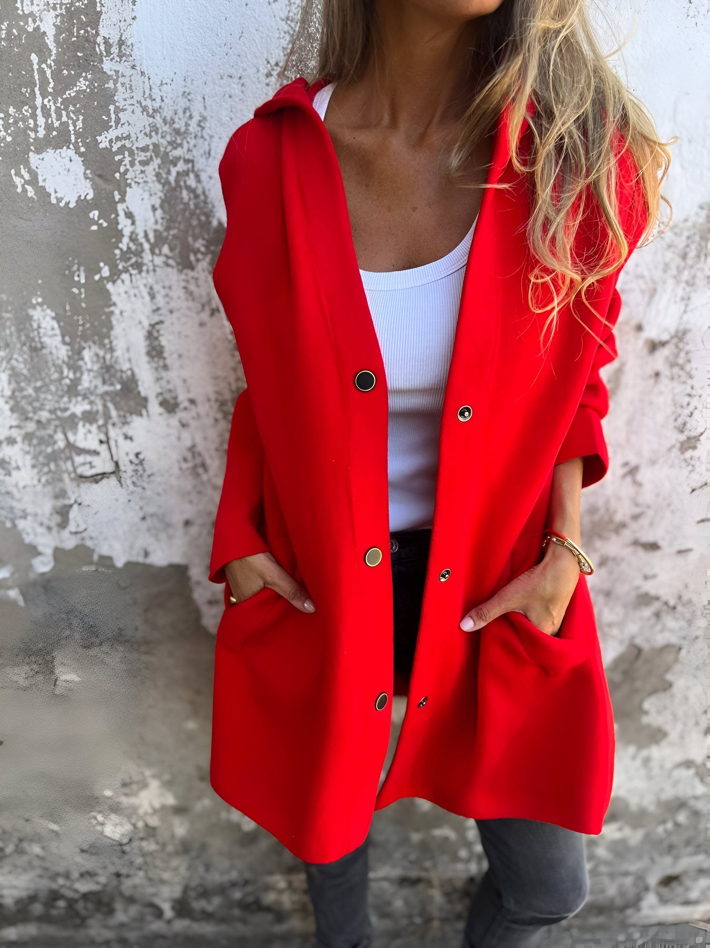 Fudus Freizeitjacke mit Kapuze