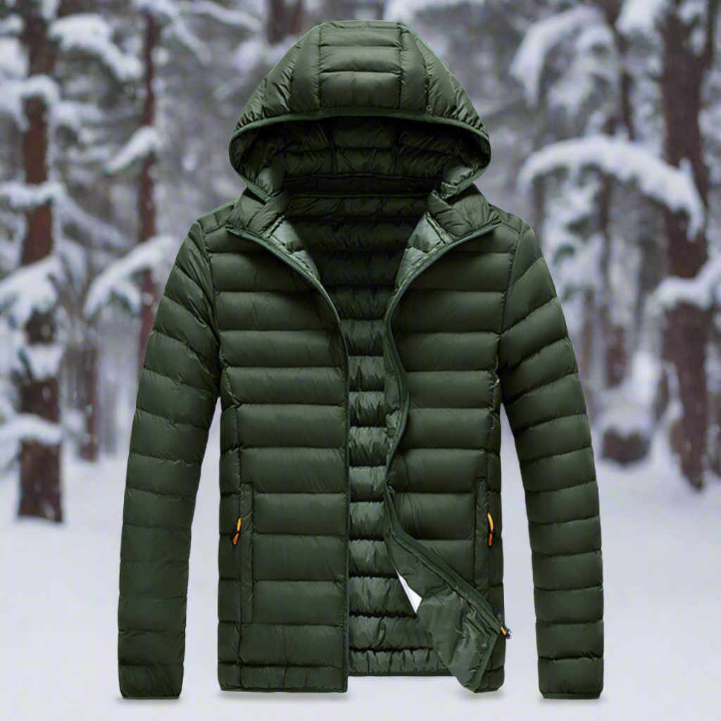 Wasserdichte Herren-Winterjacke im klassischen Stil - Aurelio