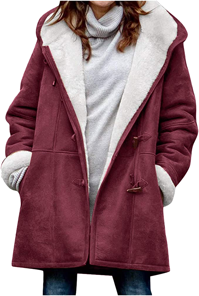 Weiche Damenwinterjacke