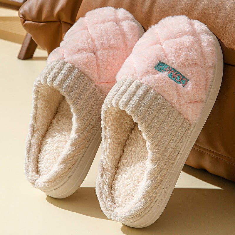 Warme Fleece-Hausschuhe für Damen – Ylvie