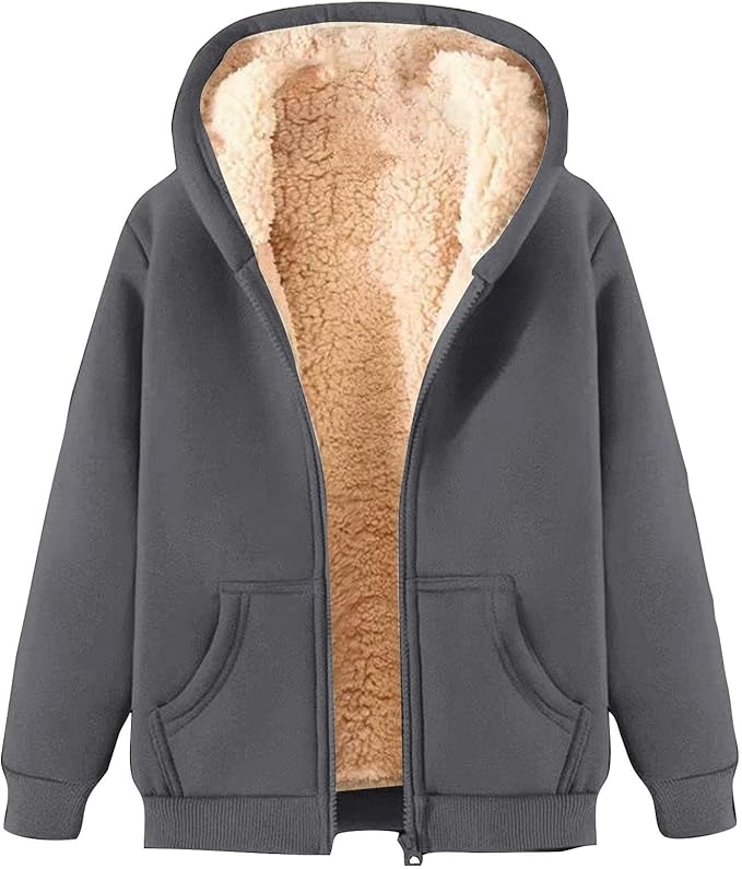 Weicher Fleece-Kapuzenpullover für Damen – Tamara
